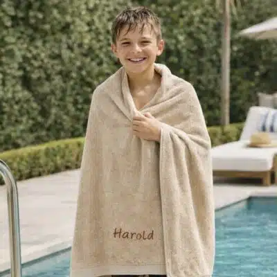 linge de bain personnalisé
