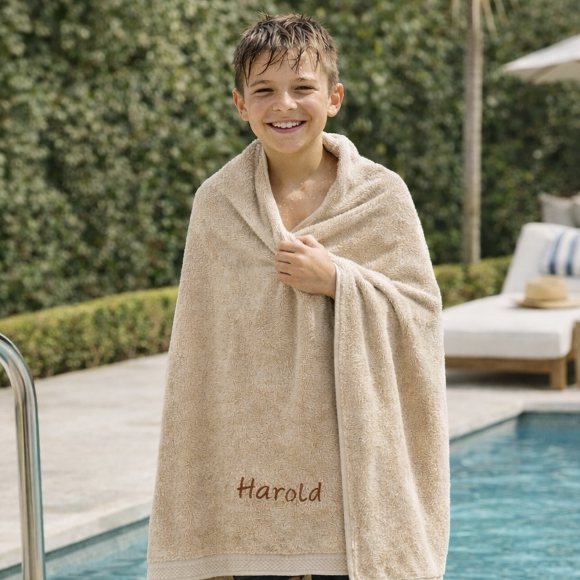 linge de bain personnalisé