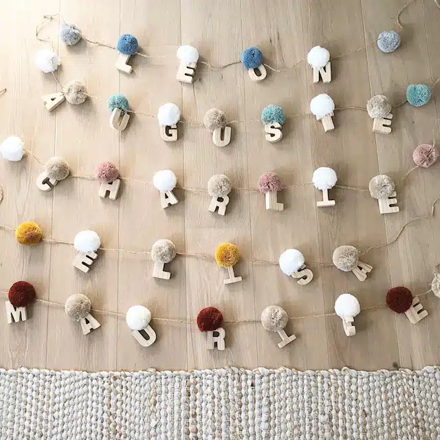 Kit guirlande pompons-lettres - Image 6
