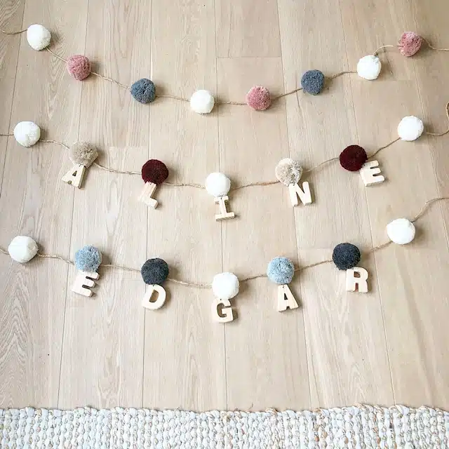 Kit guirlande pompons-lettres - Image 4
