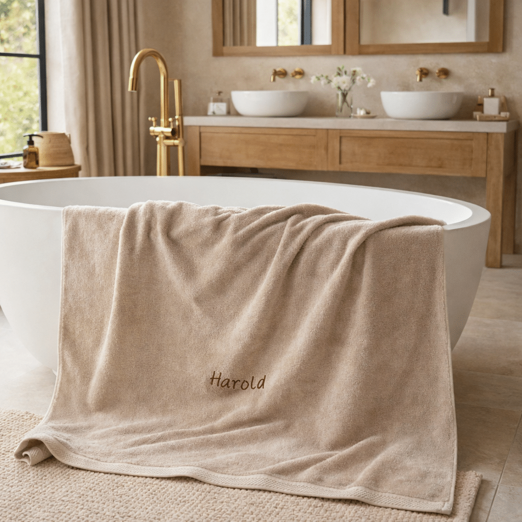 linge de bain prénom