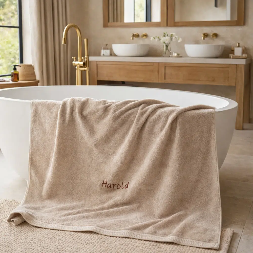linge de bain prénom